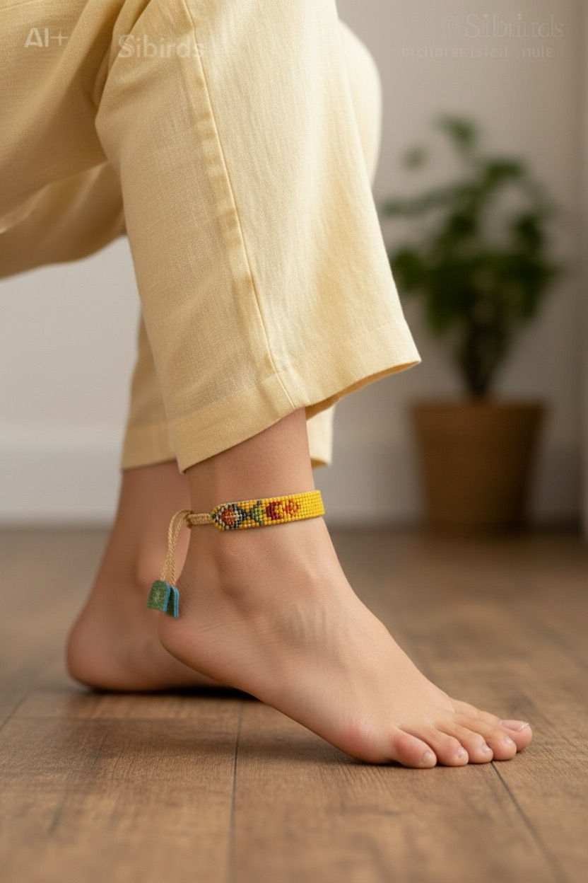 Beaded anklet